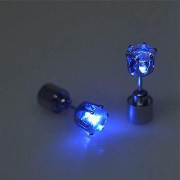 2 Peças de Brincos LED de Aço Inoxidável - TOOLS SMD