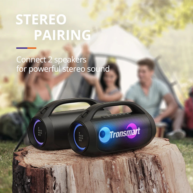 Tronsmart Bang SE poderoso alto-falante portátil, Bluetooth 5.3, Handle portátil, 24-Hour Playtime, Festa, Camping